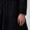Lace-Trim Mini Dress