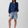 Lace-Trim Pintuck Top