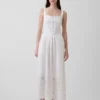 Lace-Up Corset Maxi Dress
