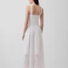 Lace-Up Corset Maxi Dress
