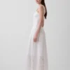Lace-Up Corset Maxi Dress