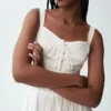 Lace-Up Corset Maxi Dress