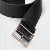 Leather Square-Buckle Belt