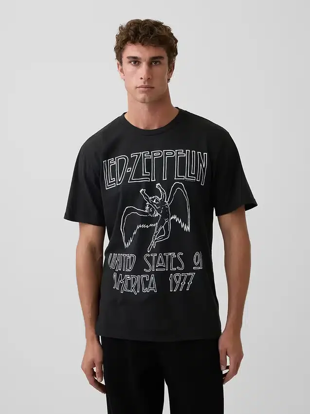 Led Zeppelin Relaxed Graphic T-Shirt