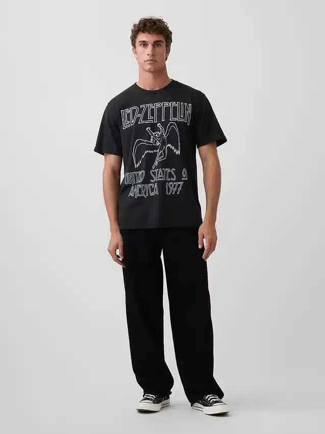 Led Zeppelin Relaxed Graphic T-Shirt