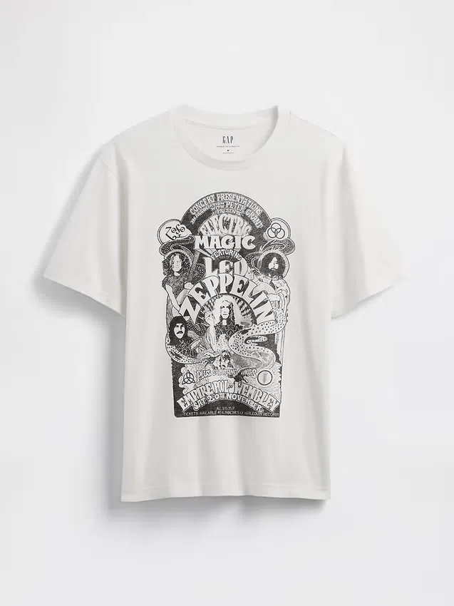 Led Zeppelin Relaxed Graphic T-Shirt