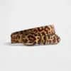 Leopard Calf Hair Belt