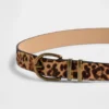 Leopard Calf Hair Belt