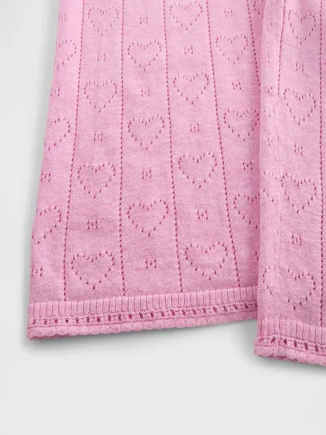 Lightweight Cashsoft Pointelle Heart Pj Pants