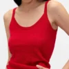Lightweight Cashsoft Pointelle Heart Pj Tank Top