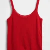 Lightweight Cashsoft Pointelle Heart Pj Tank Top