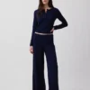 Lightweight Cashsoft Pointelle Heart Pj Top
