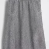 Linen-Blend Bias-Cut Skirt