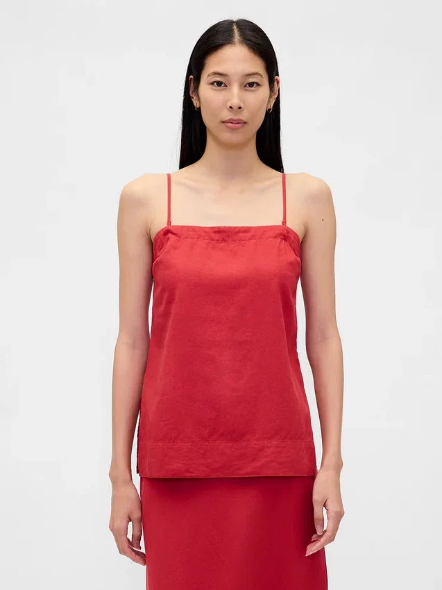 Linen-Blend Cami