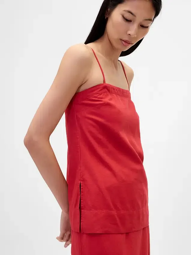 Linen-Blend Cami
