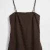 Linen-Blend Cami