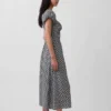 Linen-Blend Drop-Waist Maxi Dress