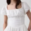 Linen-Blend Drop-Waist Maxi Dress