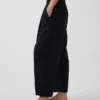 Linen-Blend Easy Barrel Pants