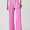 Linen-Blend Easy Wide-Leg Pants