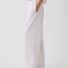 Linen-Blend Easy Wide-Leg Pants