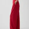 Linen-Blend Easy Wide-Leg Pants