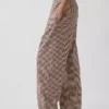 Linen-Blend Easy Wide-Leg Pants