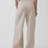 Linen-Blend Easy Wide-Leg Pants