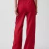 Linen-Blend Easy Wide-Leg Pants