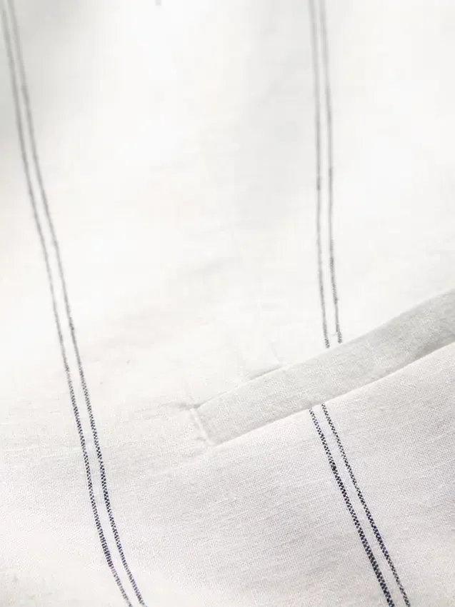 Linen-Blend Longline Vest