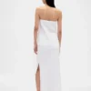 Linen-Blend Maxi Skirt