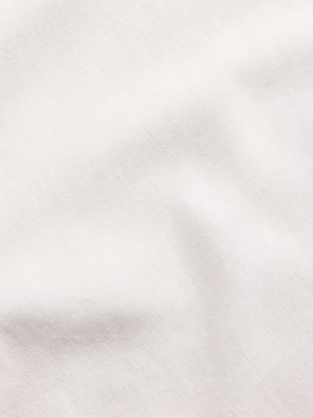 Linen-Blend Maxi Slip Skirt