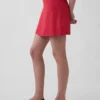 Linen-Blend Mini Skort