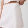 Linen-Blend Mini Skort