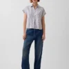 Linen-Blend Oversized Shirt