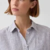 Linen-Blend Oversized Shirt