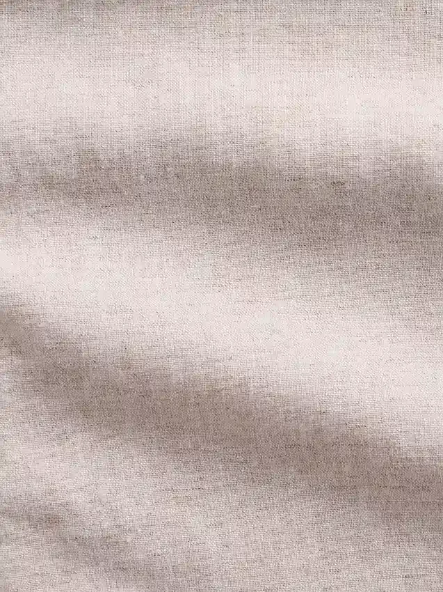 Linen-Blend Oversized Shirt