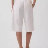 Linen-Blend Relaxed Easy Culotte Pants