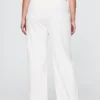 Linen-Blend Relaxed Straight Ankle Pants