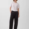 Linen-Blend Relaxed T-Shirt