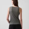 Linen-Blend Tank Top