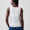 Linen-Blend Tank Top