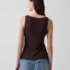 Linen-Blend Tank Top