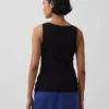 Linen-Blend Tank Top