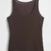 Linen-Blend Tank Top