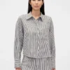 Linen-Cotton Oversized Shirt