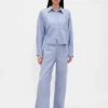 Linen-Cotton Oversized Shirt