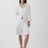 Linen-Cotton Oversized Shirt