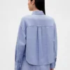 Linen-Cotton Oversized Shirt