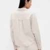 Linen-Cotton Oversized Shirt